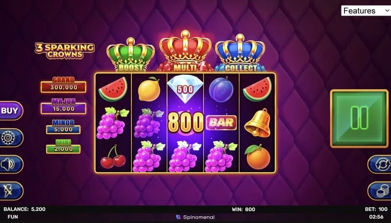 3 Sparking Crowns dobitek v osnovni igri