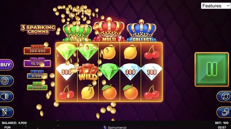 3 Sparking Crowns Wild dobitek